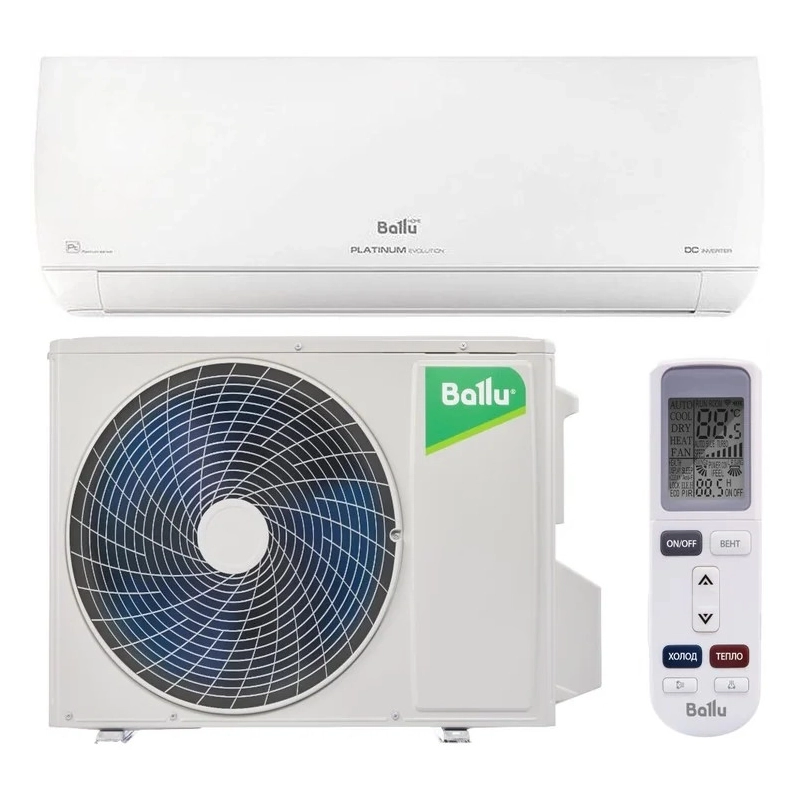 Кондиционер Ballu Platinum Evolution BSUI-24HN8_V4 - купить с монтажом в Москве и области.