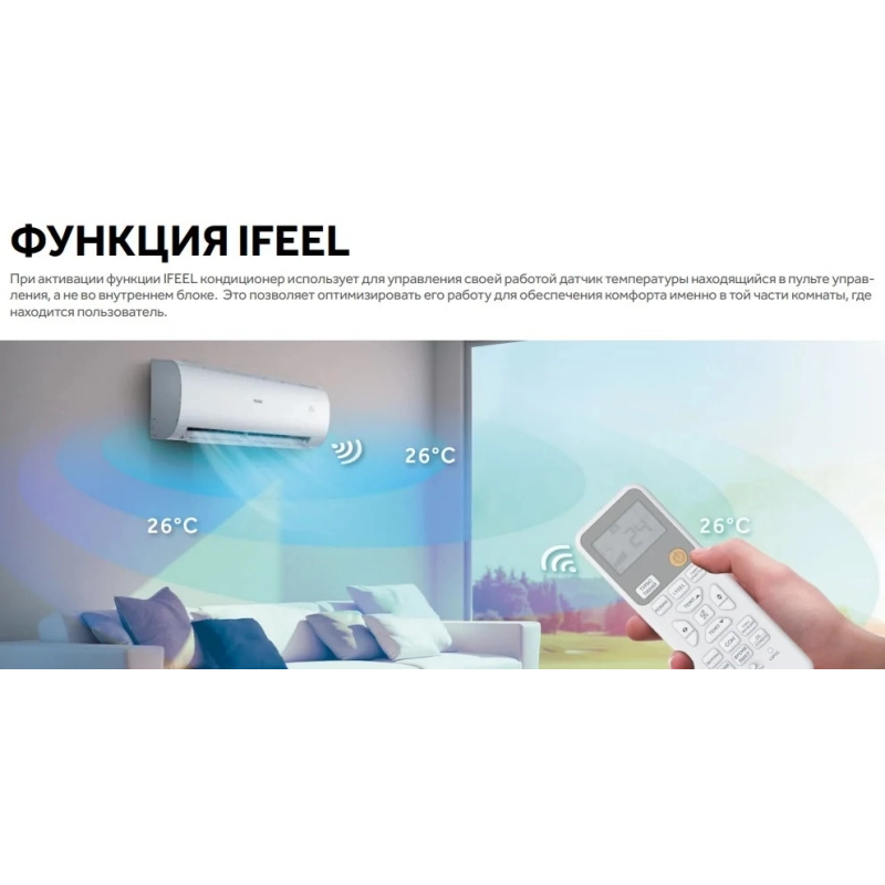 Кондиционер Haier Spirit HSU-24HSL103/R3-W/HSU-24HSL103/R3 - купить с монтажом в Москве и области.
